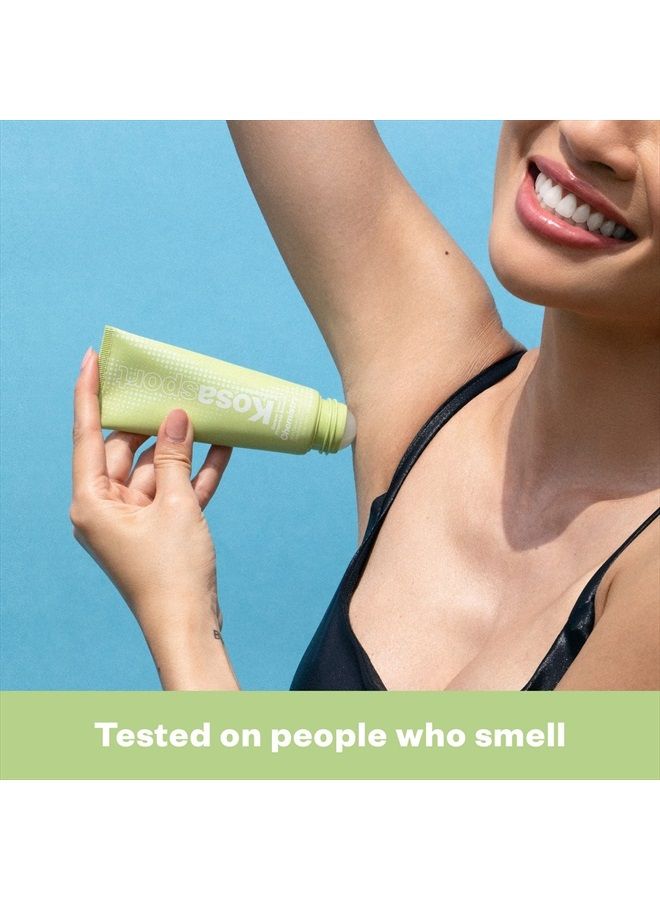 Kosas Chemistry Deodorant: Aluminium- and Baking Soda Free + BO-Fighting AHA Serum that Exfoliates, Softens, and Nourishes the Skin, (Serene Clean) - Image 2