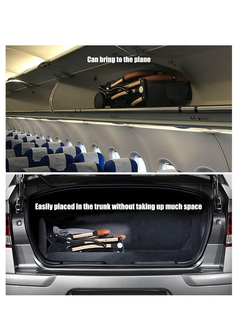 جينتيك عربة أطفال خفيفة الوزن ومحمولة للسفر - باللون الأزرق - Image 3