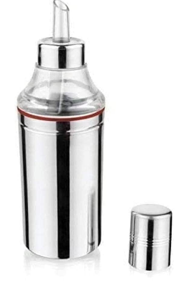 JP ENTERPRISE JP Mfg Stainless Steel Nozzle Oil Dispenser 1 Litre Oil Container Oil Pot Oil Can Oil Bottle 1000ml Each Silver 1 PIC