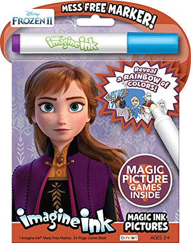 Imagine Ink Magic Pictures Coloring Activity Books Set - Moana, Trolls World Tour & Frozen II - Image 3