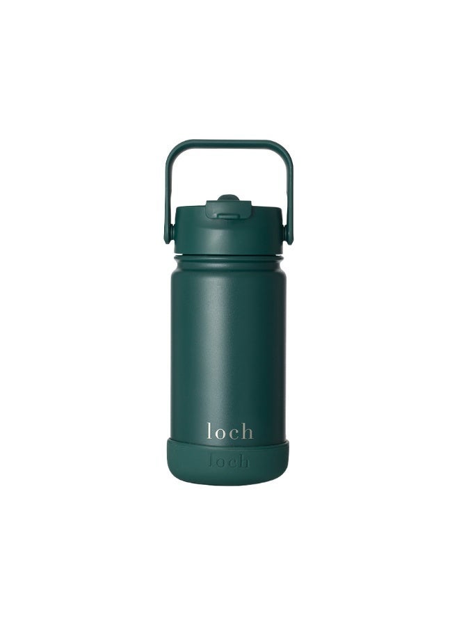 Loch 420ml (14 Oz) Monochrome Water Bottle Forest Green - Image 2