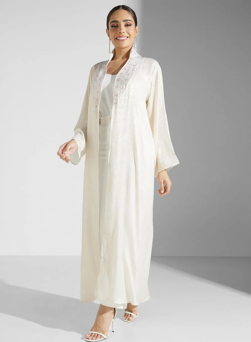 خزانة Embellished Detail Abaya