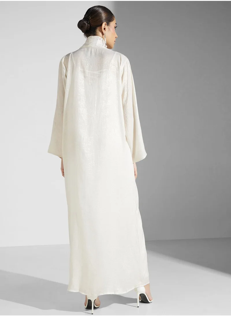 Khizana Embellished Detail Abaya