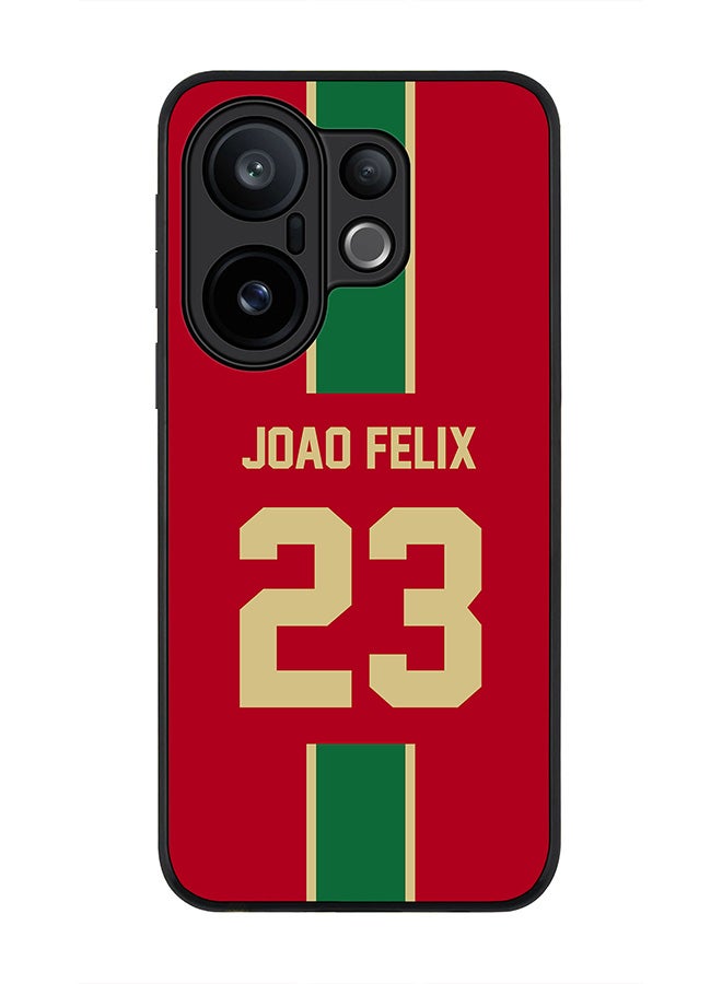 For vivo X200 FE / S30 Pro mini Case,Slim fit Camera Protection, Shockproof Thin Phone cover  - Football - Portugal - Joao Felix