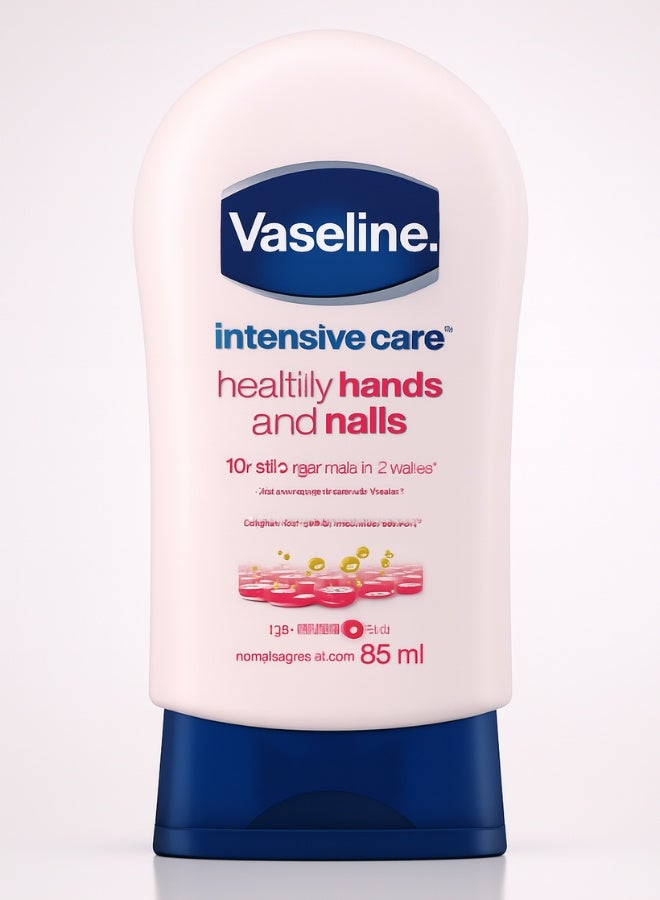 فازلين كريم ترطيب اليدين والأظافر 85 مل لوشن مغذي لليدين يجعل البشرة ناعمة وحريرية يرطب ويصلح الجفاف والعناية بالأظافر