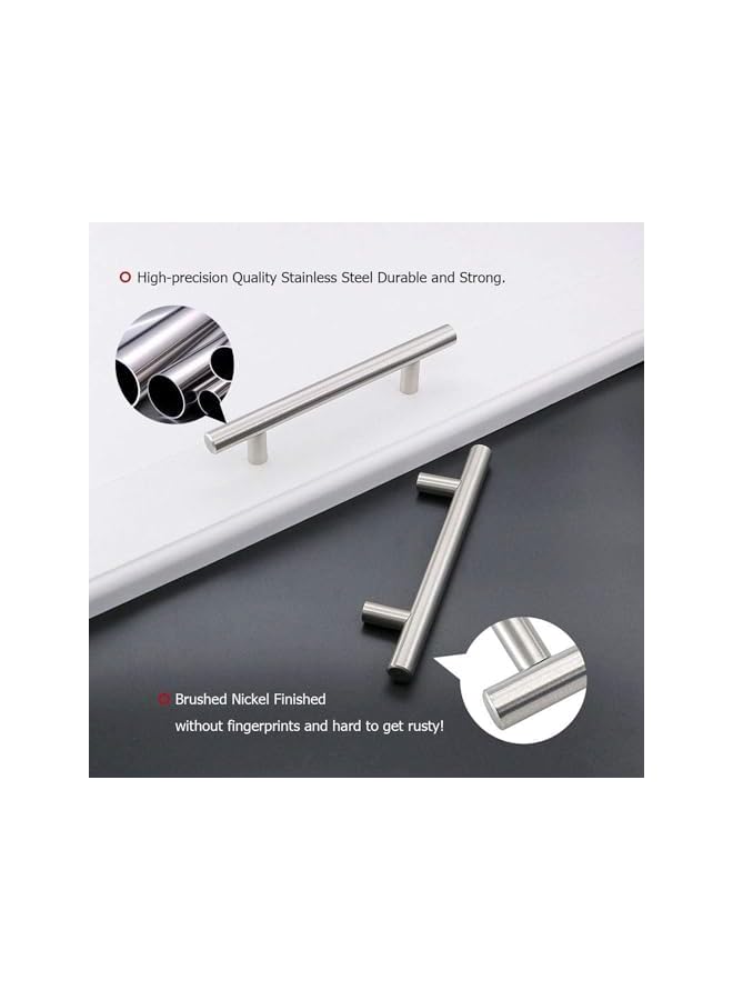 promass Cabinet Pulls, 15Pack 15cm Stainless Steel Cabinet Pull Handles, Furniture Bar Handles for Drawer Dresser Cupboard, Brushed Nickel Cabinet Handles, Nickel Pulls Modern Cabinet Hardware - Image 2