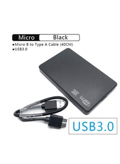 AROAQ Enclosure Portable Mobile Hard Drive Cases for SSD External Storage With USB3.0/2.0 Cable ABS  - Image 1