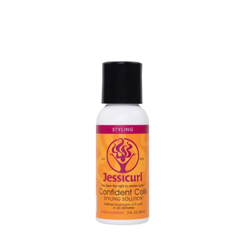 Jessicurl Confident Coils Styling Solution Citrus Lavender 2 Fl oz Curl Cream for Humidity Control and Frizz Control Curly Hair Products Styling Cream