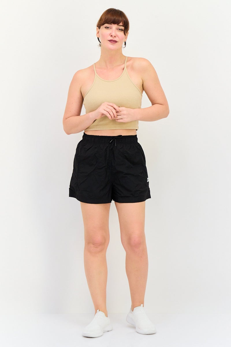 Reebok شورتات تدريب رياضية نسائية، أسود - Image 4