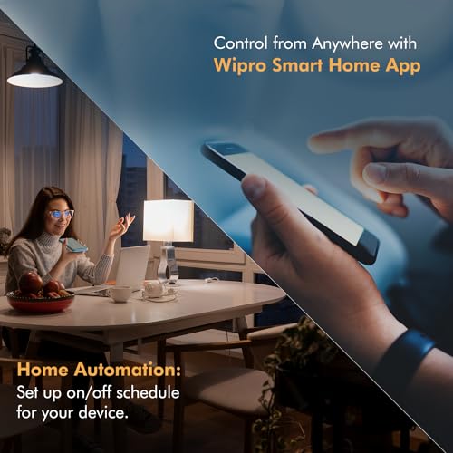 Wipro Smart Extension with WiFi, 4-Socket Smart Extension Board with Alexa Support, 16 Amp Power Socket, Control Your Appliances from Anywhere, White (DSE2150), Pack of 1 - Image 4