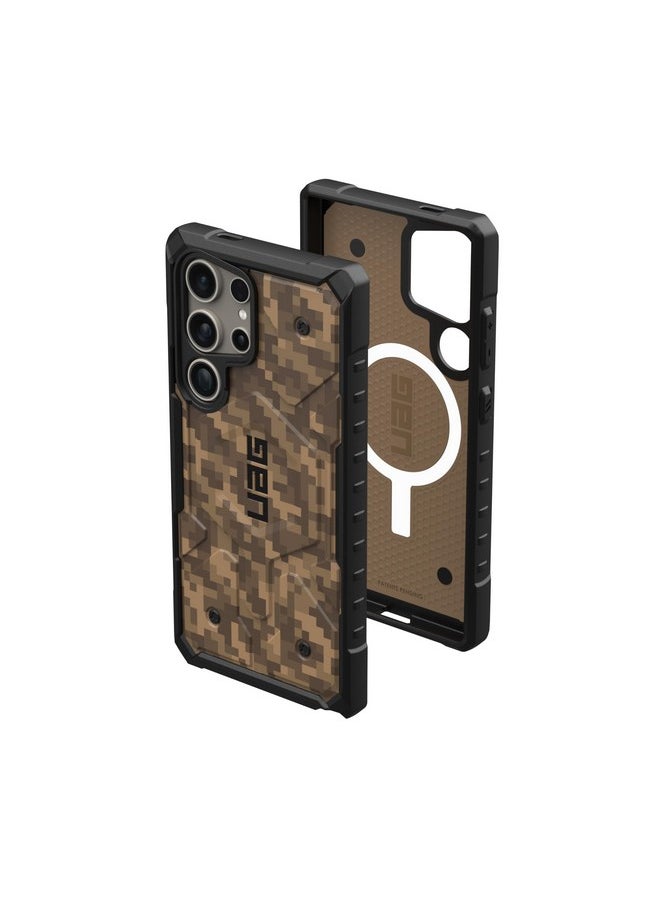 Urban Armor Gear - Urban Armor Gear Thermoplastic Polyurethane Pathfinder Se Rugged Protective Case/Cover Designed For Galaxy S24 Ultra (6.8-Inch) 2024,Magnetic Charging Compatible- Digi Camo Dark Earth - Image 1