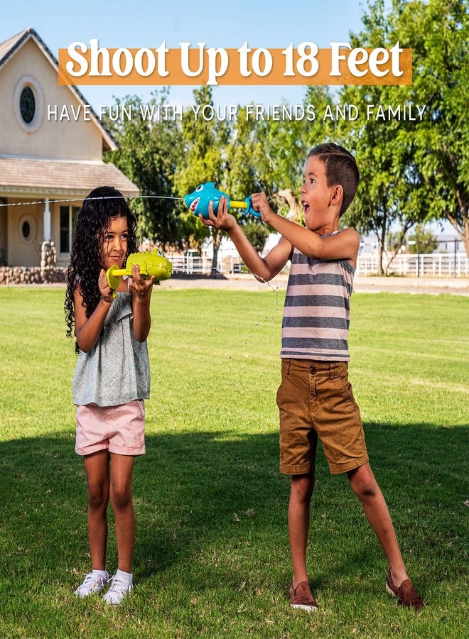 JOYIN 3 Pack Animal Water Guns for Kids, Assorted Colors, 7.5in Long, Easy to Fill and Shoot, Durable Plastic, Water Soakers for Kids Swimming Pool Beach Outdoor Activity Fighting Play Toys - Image 2