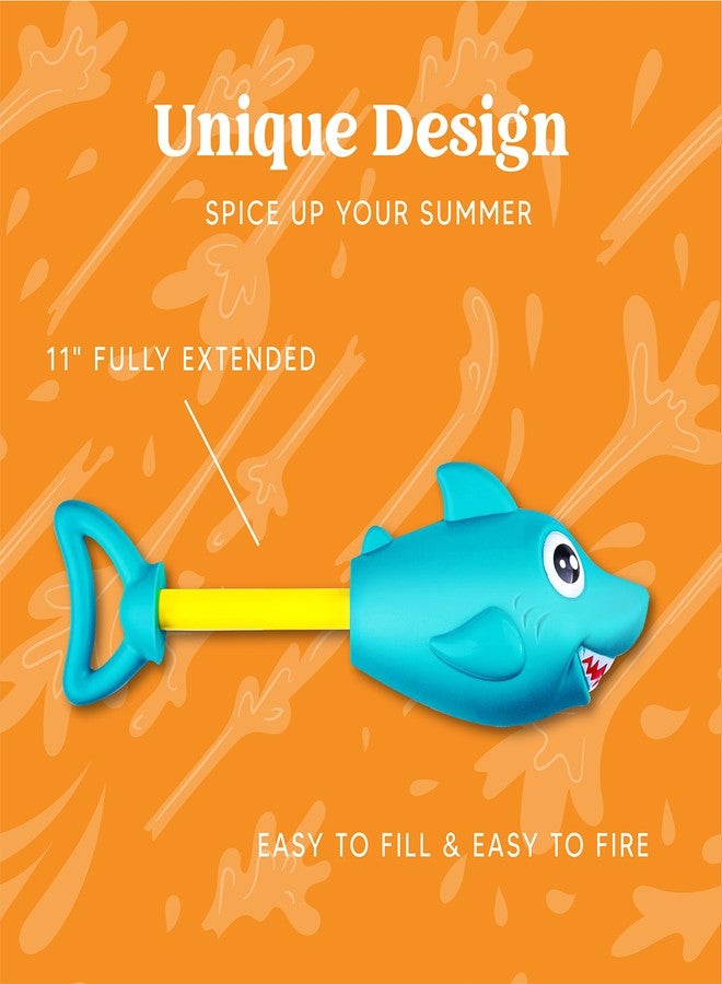 JOYIN 3 Pack Animal Water Guns for Kids, Assorted Colors, 7.5in Long, Easy to Fill and Shoot, Durable Plastic, Water Soakers for Kids Swimming Pool Beach Outdoor Activity Fighting Play Toys - Image 4