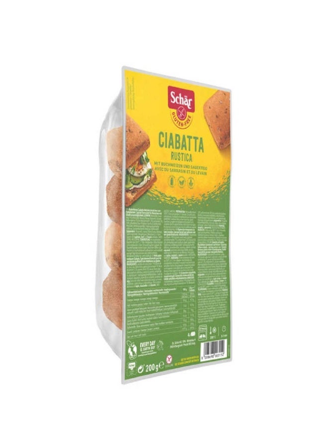 Ciabatta Rustica Rolls, Part-Baked - 200g, Germany