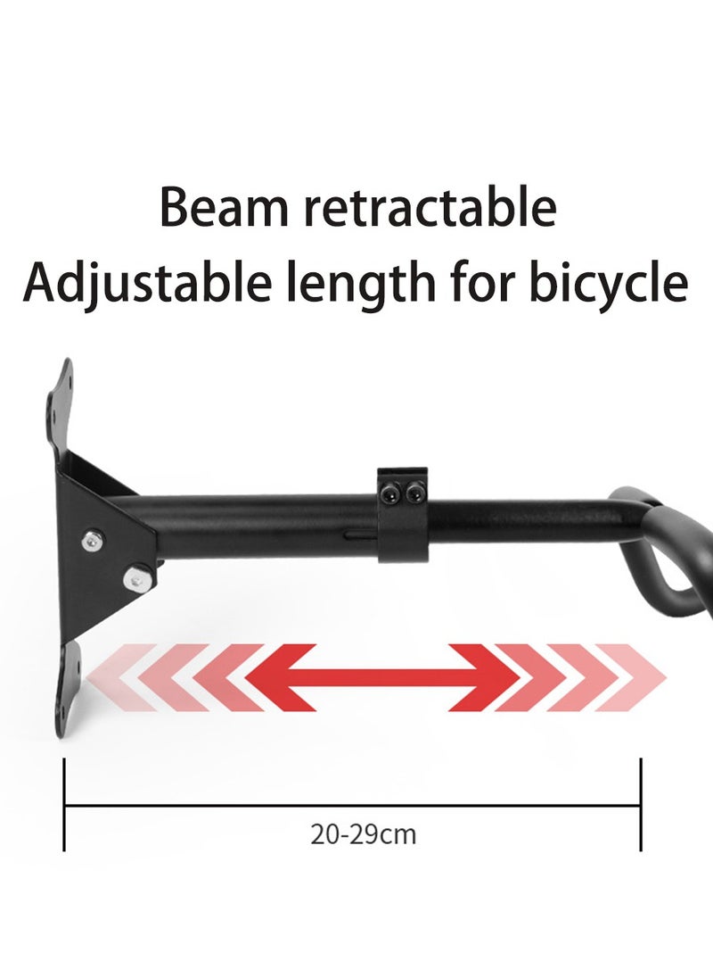 URbazaar - Bike Wall Mount Rack Foldable Bicycle Rack Wall Hanger Hooks Holder, 360 Degree Adjustable Bicycle Wall Mount Hook for Garage,Indoor,Home,Road Bikes,Mountain Bikes - Image 1