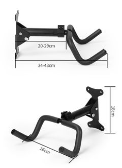 URbazaar Bike Wall Mount Rack Foldable Bicycle Rack Wall Hanger Hooks Holder, 360 Degree Adjustable Bicycle Wall Mount Hook for Garage,Indoor,Home,Road Bikes,Mountain Bikes  - Image 2