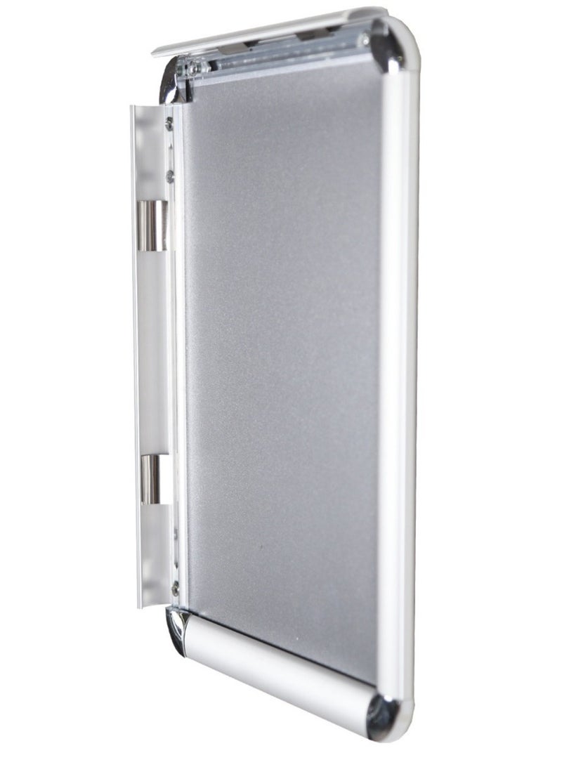 A4 SNAP FRAME CHROME CORNER SILVER - Image 2
