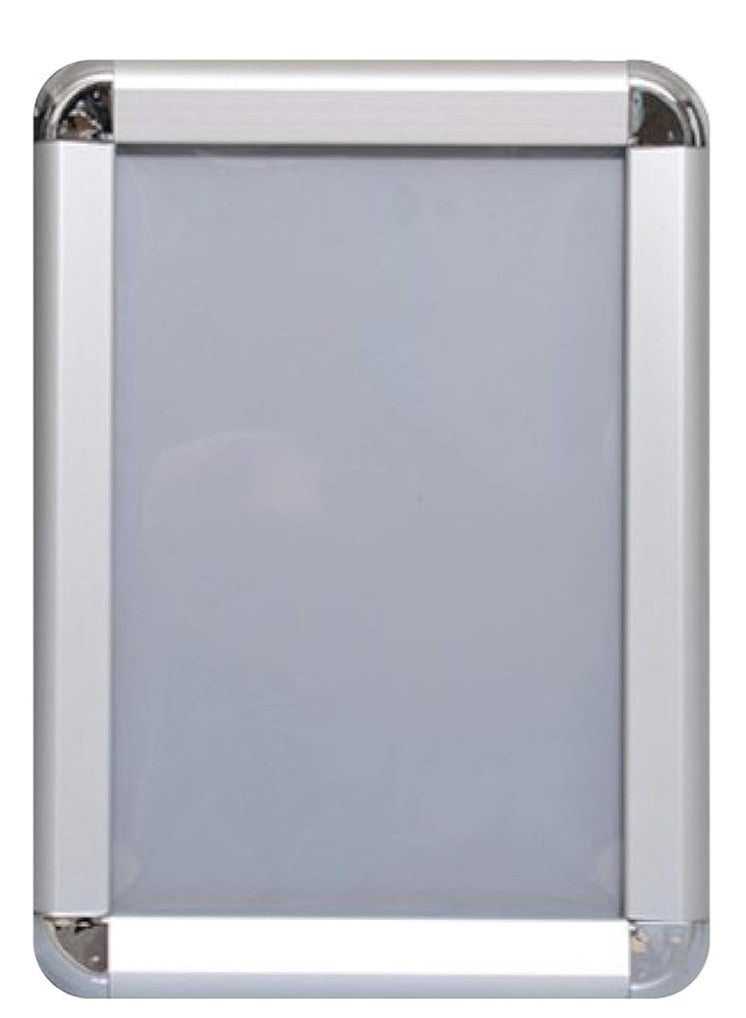 A4 SNAP FRAME CHROME CORNER SILVER - Image 3