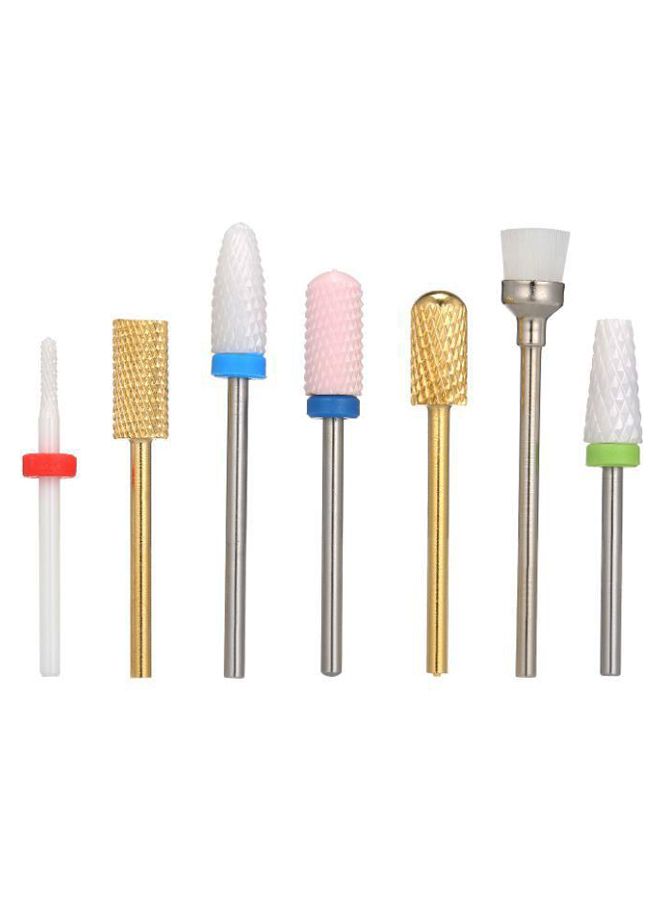 نيبمينينت 7-Piece Rust Resistant Nail Drill Bit Set Multicolour - Image 1