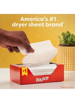 Bounce Dryer Sheets, 105 Sheets, Outdoor Fresh Scent Fabric Softener Sheets, Reduces Static, Softens and Fights Wrinkles  - Image 5
