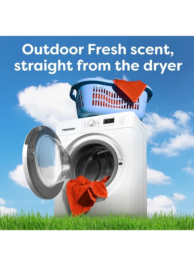 Dryer Sheets, 105 Sheets, Outdoor Fresh Scent Fabric Softener Sheets, Reduces Static, Softens and Fights Wrinkles - pzsku/Z4F85002706AF17DFA4D4Z/45/_/1715595594/f61c8bf2-81d8-4f05-a987-46eab29eee02