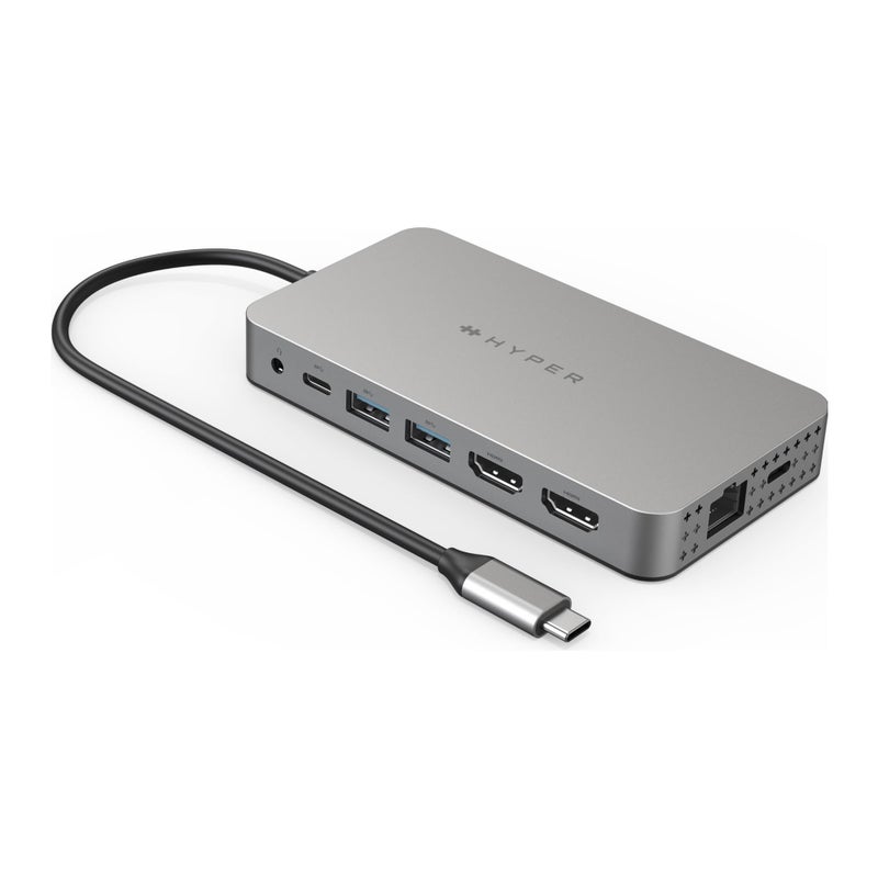 HyperDrive Dual USB C to HDMI 4K 60Hz 10in1 Hub for 2Monitor Extension 100W Power Delivery Fast Charging HighSpeed Data Transfer Compatible w M1 M2 M3 M4 MacBook Windows Chromebook - Image 2