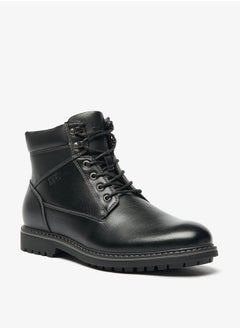 LBL by Shoexpress Men's Textured Chukka Boots with Zip Closure  - Image 1