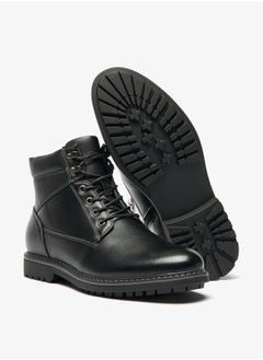 LBL by Shoexpress Men's Textured Chukka Boots with Zip Closure  - Image 4