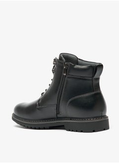 LBL by Shoexpress Men's Textured Chukka Boots with Zip Closure  - Image 2