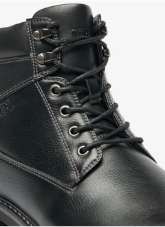 LBL by Shoexpress Men's Textured Chukka Boots with Zip Closure  - Image 5
