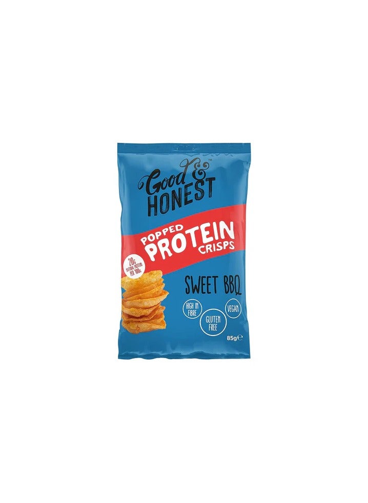 Good & Honest Popped crisps Chips with protein Sweet BBQ 75g