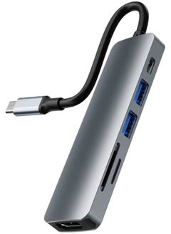 Cordova Multi USB Port Hub Splitter OTG USB C Data Hubs 6 in 1 USB Hub  - Image 1