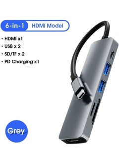 Cordova Multi USB Port Hub Splitter OTG USB C Data Hubs 6 in 1 USB Hub  - Image 2
