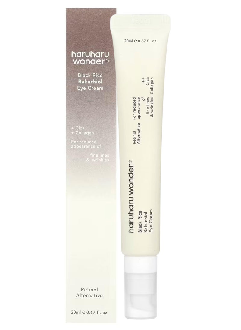 haruharu Wonder - Black Rice Bakuchiol Eye Cream, 0.67 fl oz (20 ml) - Image 1