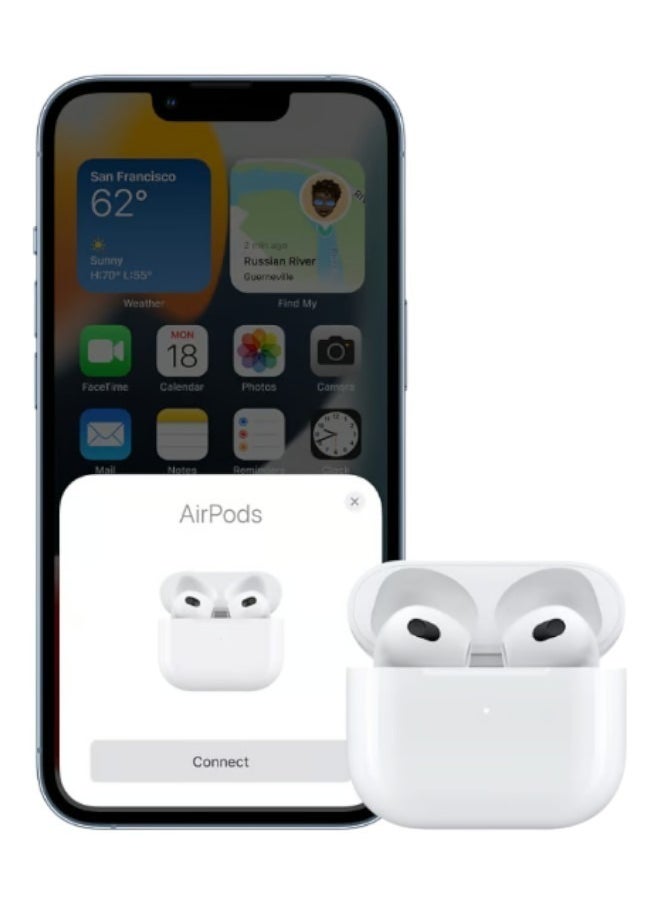 Generic - Original Pro 3 Bluetooth headset, third generation, a wireless Bluetooth headset that supports wireless charging, features clear sound and noise isolation, works on all mobile phones such as iPhone, Galaxy, Huawei - Image 1