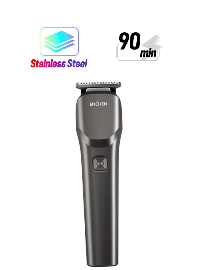 ENCHEN Portable Enchen BEARDO 2 Trimmer with 90-Minute Rechargeable Battery, Travel Lock, and LED Power Indicator for Effortless Trimming - Image 1