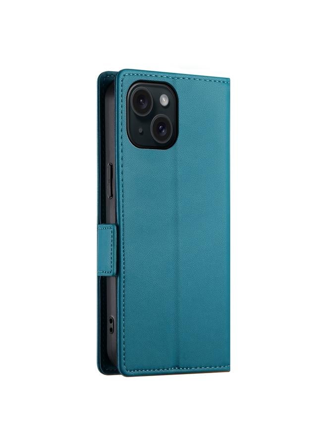 اس-توب جراب لهاتف iPhone 15 مع مشبك جانبي مغناطيسي من الجلد المصقول - Image 3