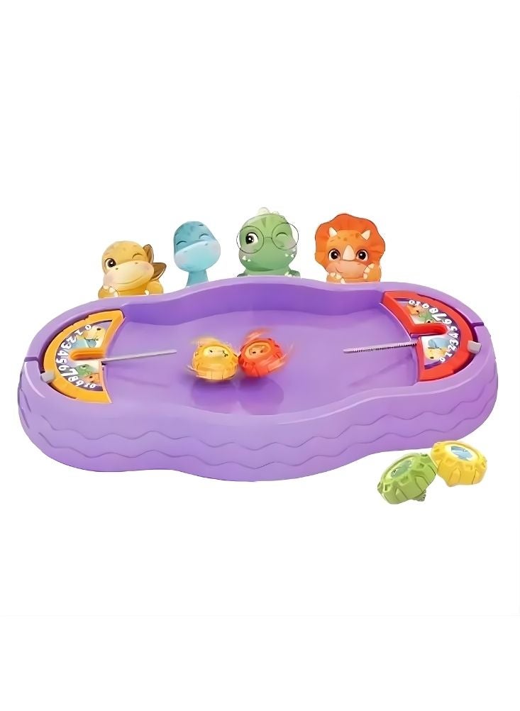 Premium Dinosaur Battle Gyro Arena Game Set with Spinning Tops for Kids Multiplayer Fun - Image 1