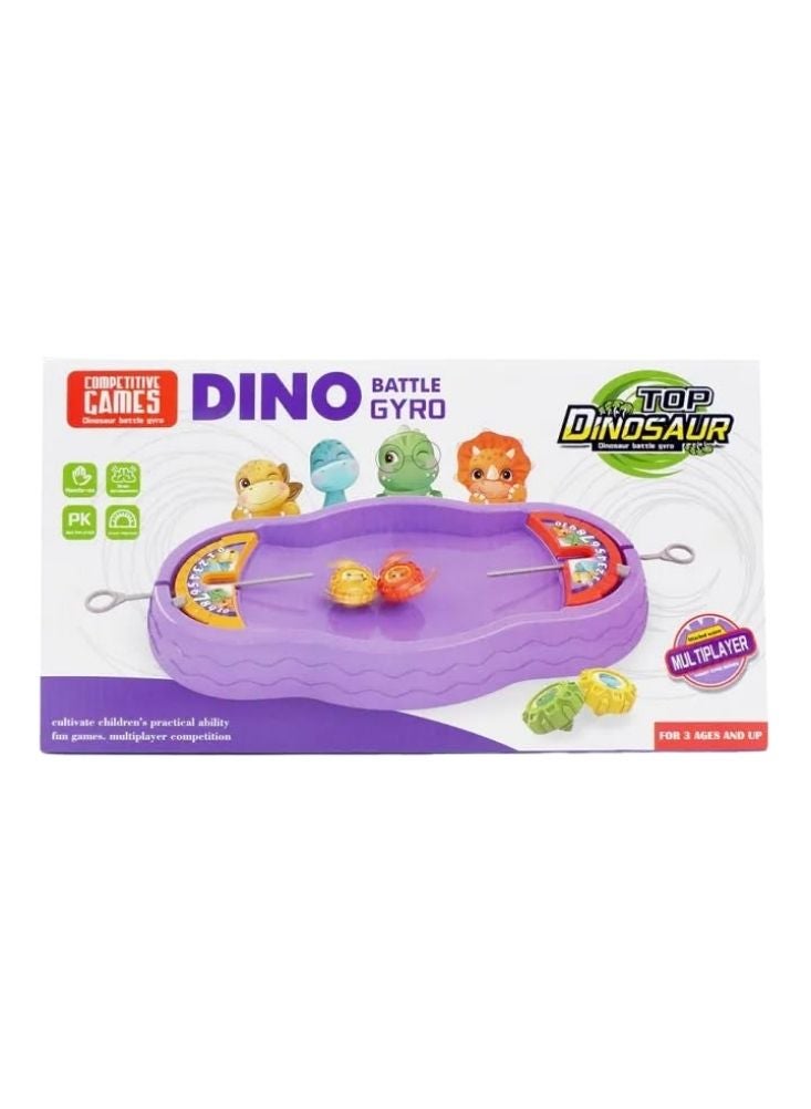 Premium Dinosaur Battle Gyro Arena Game Set with Spinning Tops for Kids Multiplayer Fun - Image 2
