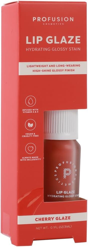 Profusion Cosmetics بروفيوجن كوزمتيكس لوسيون الشفاه المرطب اللامع صبغة مرطبة بلسم شفاه ملون مع تركيبة خفيفة توفر تصميم جميل وجذاب - Image 4
