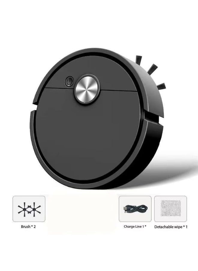 Mini Smart Sweeping Robot – Automatic Cordless Vacuum Cleaner – Intelligent Obstacle Avoidance for Hard Floors & Tiles – Slim Low-Profile Design