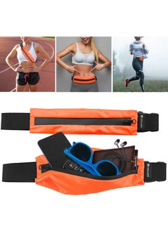 Rebuwo Multifunctional Reflective Sports Waist Bag Orange  - Image 1
