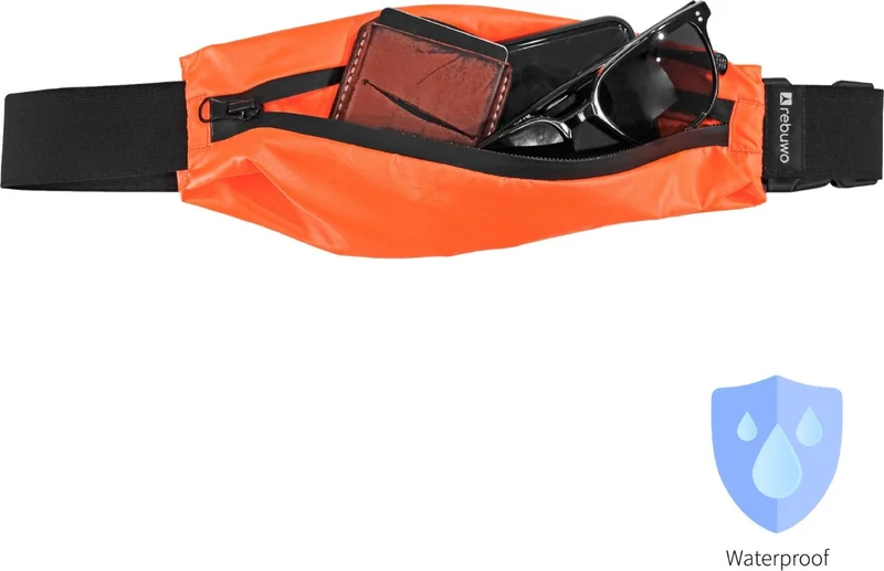 ريبو Multifunctional Reflective Sports Waist Bag Orange