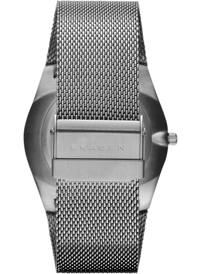 Skagen Men Titanium Watch With Orange Accents - Image 2