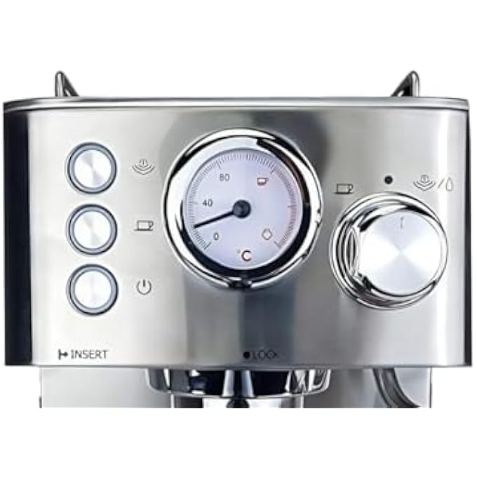 Mebashi Espresso Coffee Machine  15L 20 Bar Stainless Steel960W1140W Commercial Grade MeEcm2014 - Image 3