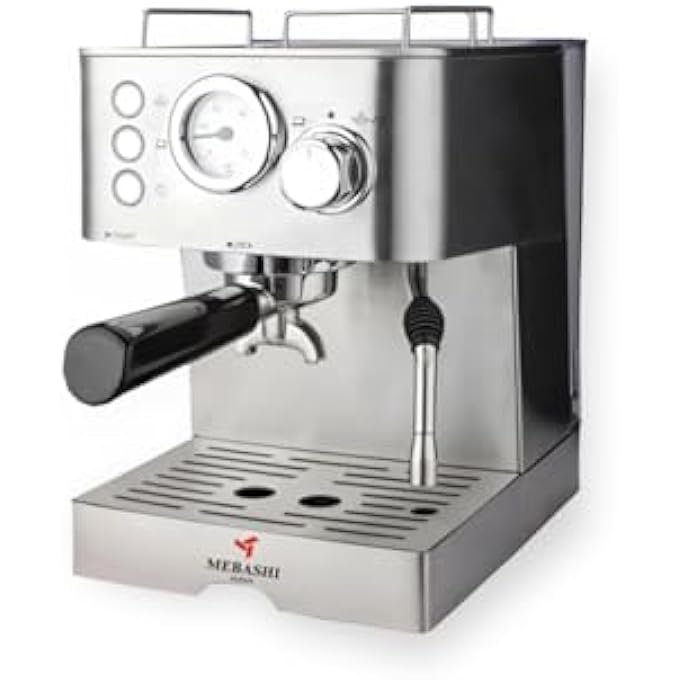 Mebashi Espresso Coffee Machine  15L 20 Bar Stainless Steel960W1140W Commercial Grade MeEcm2014 - Image 1