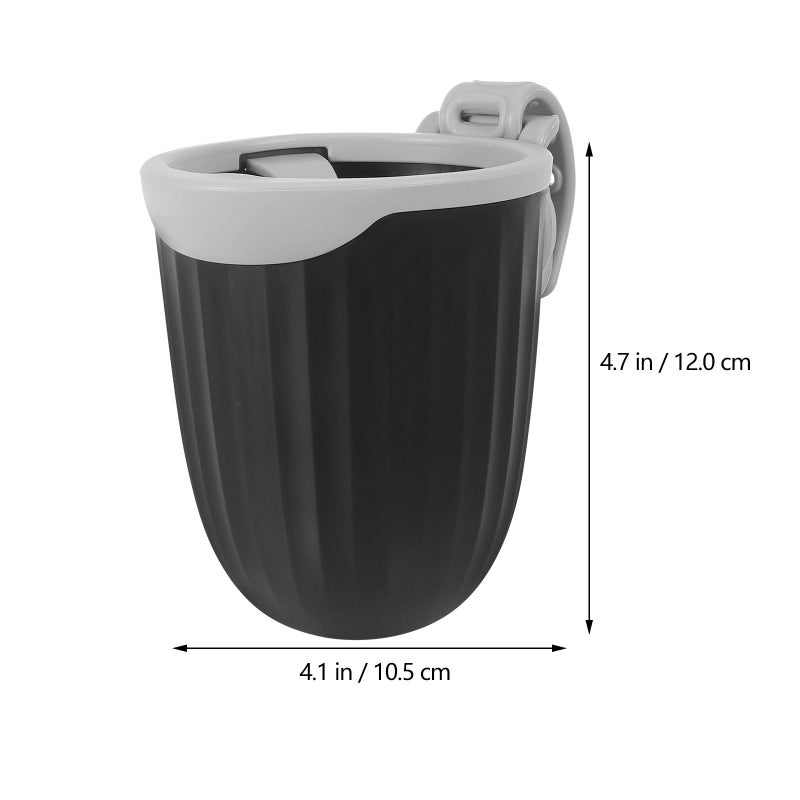 Universal Stroller Cup Holder Adjustable Bottle Rack Cart Accessories Black Gray - Image 3