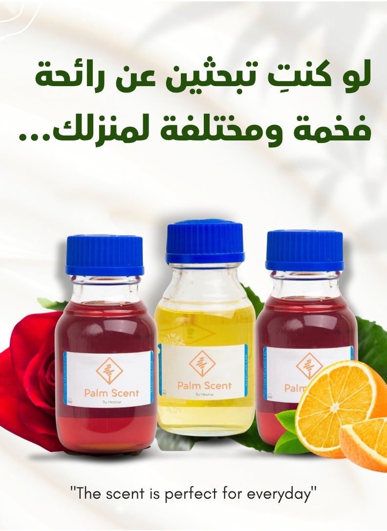palm scent essential oils  package 3×250 ml