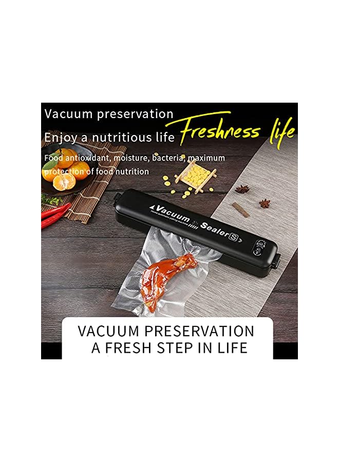 PROMASS Vacuum Sealer Machine With 10 9.8 * 6.7In Sealing Bags Food Saver One-Touch Automatic Vacuum Sealing Machine For Dry And Moist Food Fresh Preservation Eu Plug - Image 3
