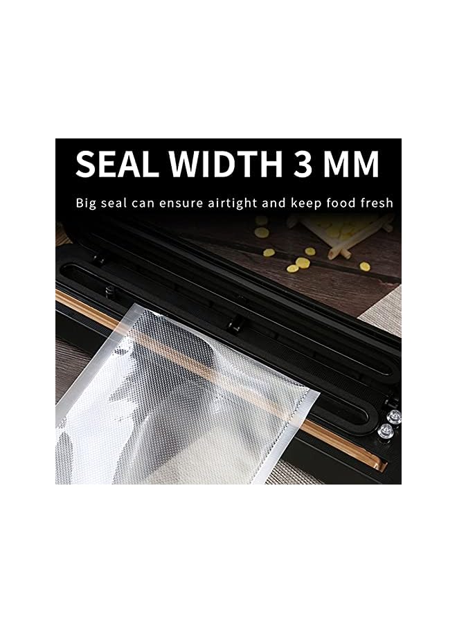 PROMASS Vacuum Sealer Machine With 10 9.8 * 6.7In Sealing Bags Food Saver One-Touch Automatic Vacuum Sealing Machine For Dry And Moist Food Fresh Preservation Eu Plug - Image 5